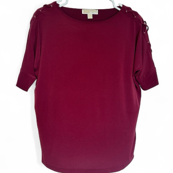 Michael Kors Tops - Michael Kors, Women's, Maroon Top, Petite Medium, PTP 23